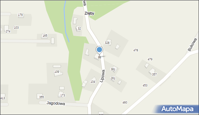 Sanka, Lipowa, 43, mapa Sanka