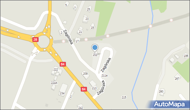 Sanok, Lipińskiego Kazimierza, 211, mapa Sanok