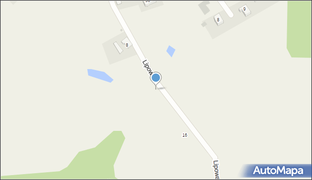Santocko, Lipowa, 12, mapa Santocko