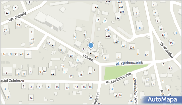 Ścinawa, Lipowa, 17, mapa Ścinawa