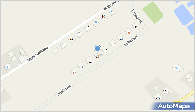 Sękowo, Limbowa, 23, mapa Sękowo