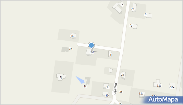 Siemyśl, Lipowa, 3M, mapa Siemyśl