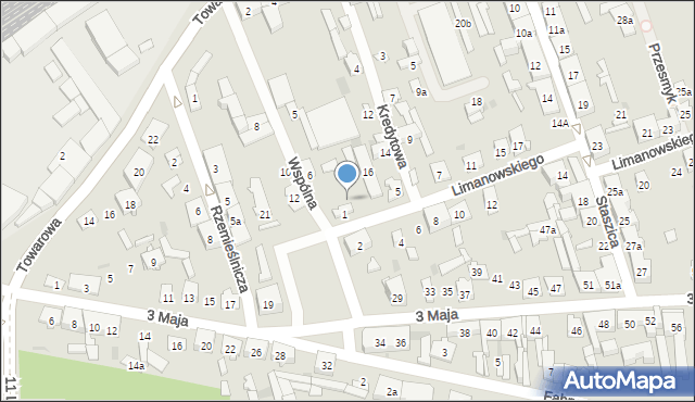 Skarżysko-Kamienna, Limanowskiego Bolesława, 3, mapa Skarżysko-Kamienna