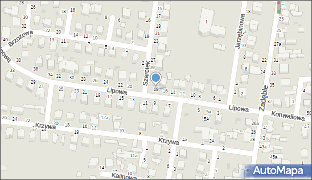 Skierniewice, Lipowa, 18, mapa Skierniewic