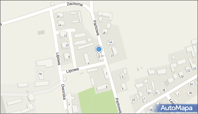 Skrzeszowice, Lipowa, 2, mapa Skrzeszowice