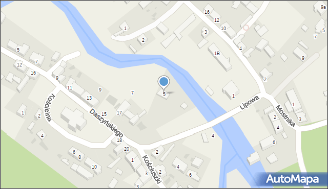 Smołdzino, Lipowa, 5, mapa Smołdzino