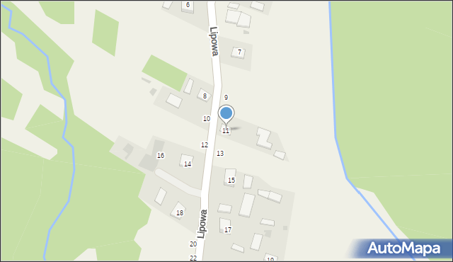 Smyków, Lipowa, 11, mapa Smyków