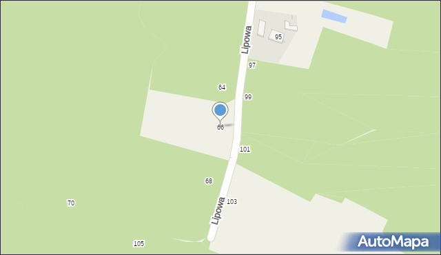 Smyków, Lipowa, 66, mapa Smyków