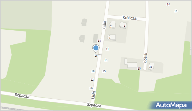 Sobolewo, Lisia, 16, mapa Sobolewo