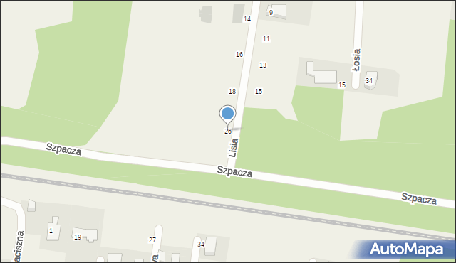 Sobolewo, Lisia, 26, mapa Sobolewo