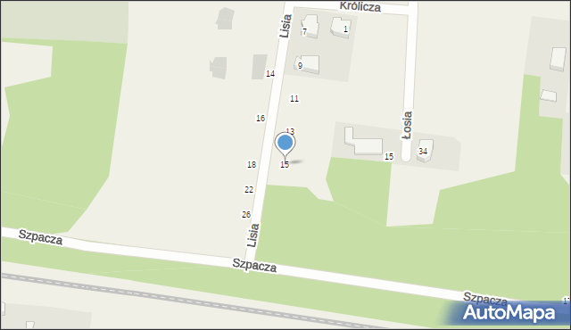 Sobolewo, Lisia, 15, mapa Sobolewo