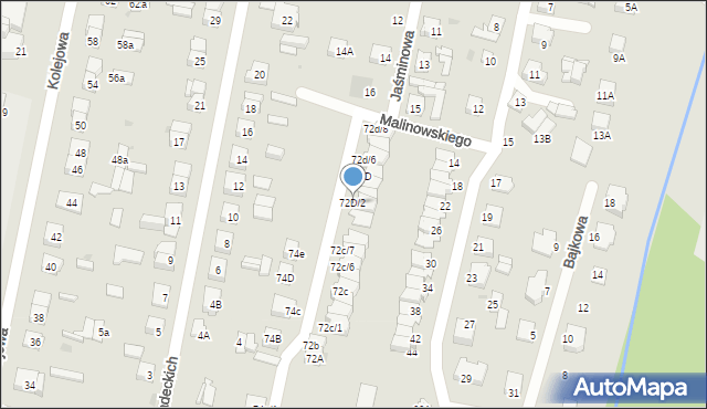 Sokołów Podlaski, Lipowa, 72D/2, mapa Sokołów Podlaski