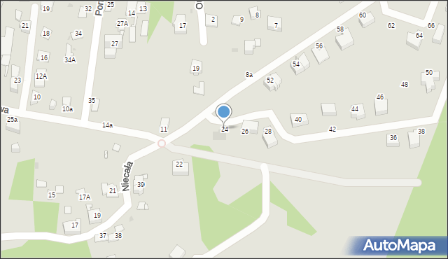 Sosnowiec, Limbowa, 24, mapa Sosnowca