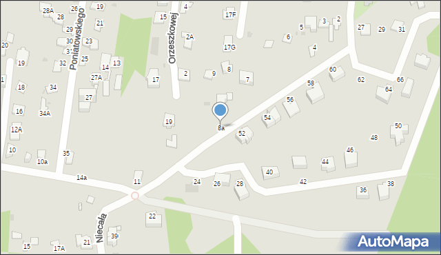 Sosnowiec, Limbowa, 8a, mapa Sosnowca