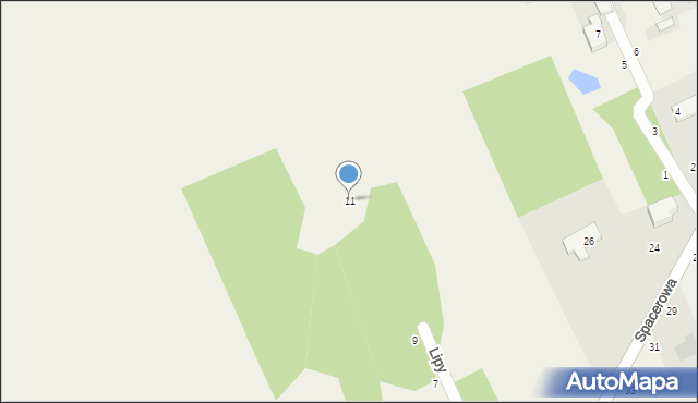 Sowia Wola, Lipy, 11, mapa Sowia Wola