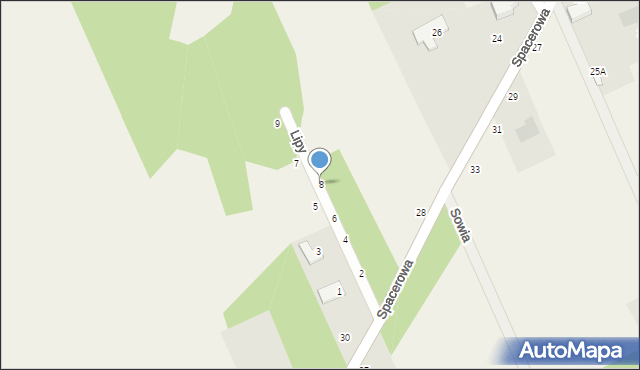 Sowia Wola, Lipy, 8, mapa Sowia Wola