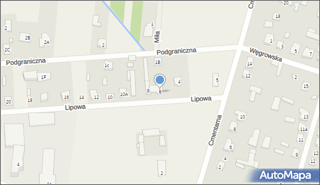 Stanisławów, Lipowa, 6, mapa Stanisławów