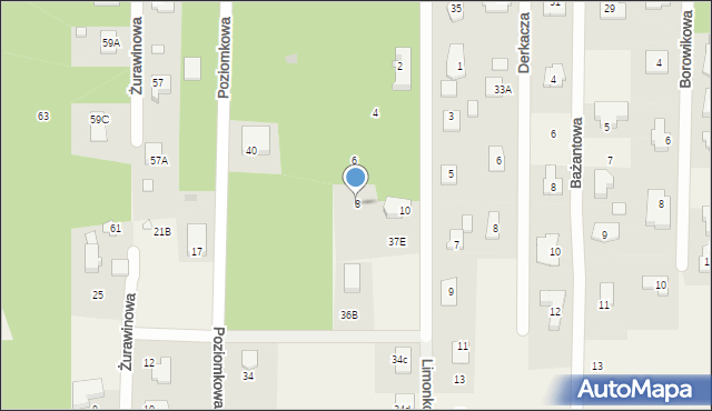 Stara Wieś, Limonkowa, 8, mapa Stara Wieś