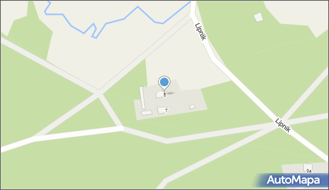Stare Bosewo, Lipnik, 8, mapa Stare Bosewo