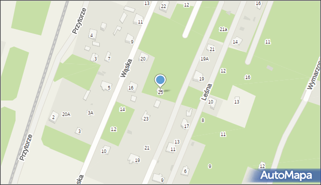 Stare Bosewo, Lipowa, 25, mapa Stare Bosewo