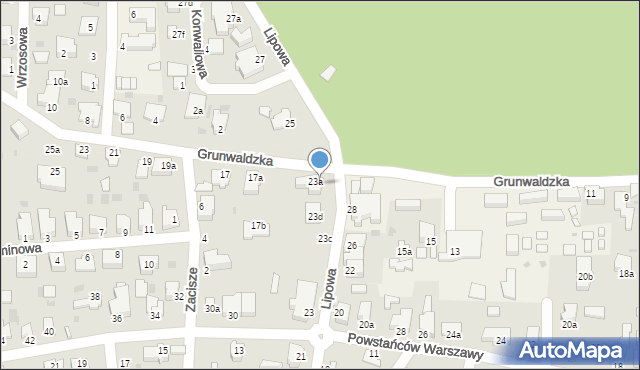 Stegna, Lipowa, 23e, mapa Stegna