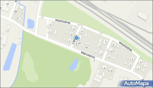 Strzałkowo, Lipowa, 2, mapa Strzałkowo