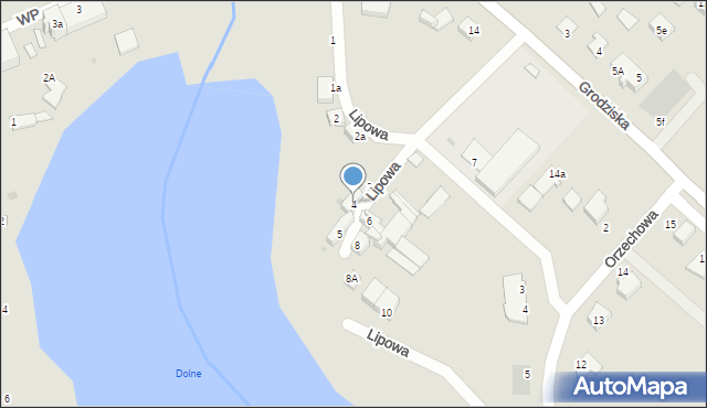 Strzelce Krajeńskie, Lipowa, 4, mapa Strzelce Krajeńskie