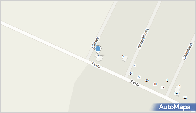 Strzelce Opolskie, Liliowa, 2, mapa Strzelce Opolskie