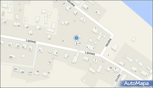 Strzepcz, Lipowa, 6, mapa Strzepcz