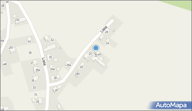 Studzienice, Lisia, 22, mapa Studzienice