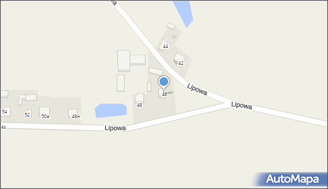 Sulęcin, Lipowa, 46, mapa Sulęcin