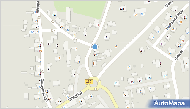 Sulęcin, Lipowa, 10, mapa Sulęcin