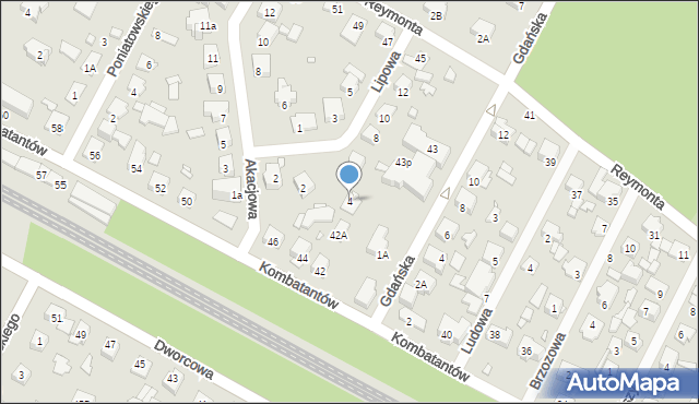 Sulejówek, Lipowa, 4, mapa Sulejówek