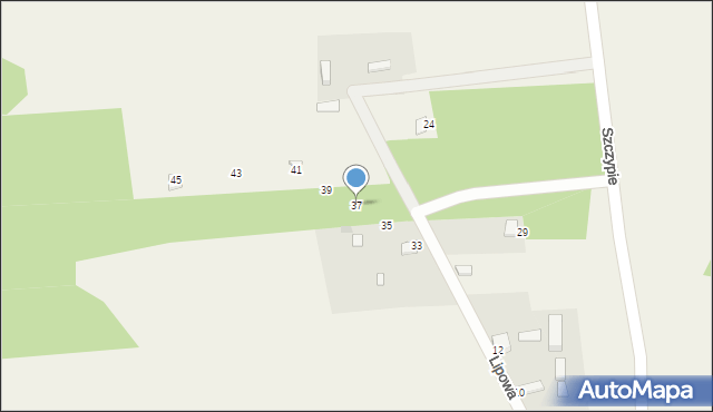 Suliszowice, Lipowa, 37, mapa Suliszowice