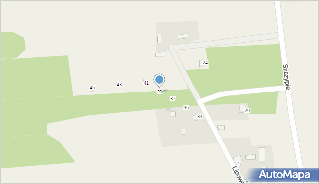 Suliszowice, Lipowa, 39, mapa Suliszowice