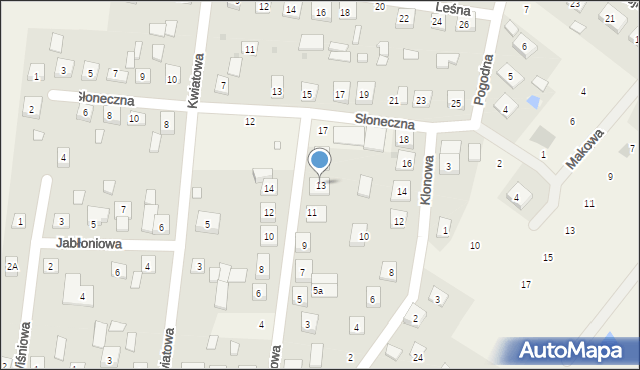 Sułkowice, Lipowa, 13, mapa Sułkowice