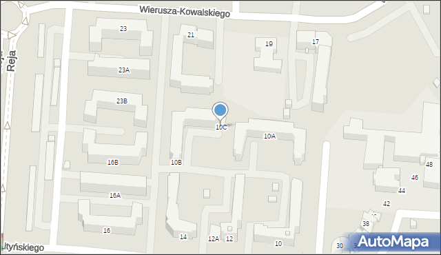 Suwałki, Lityńskiego Alfreda, 10C, mapa Suwałk