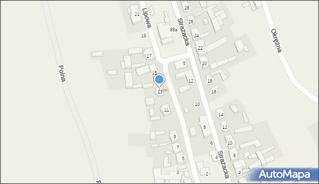 Święta, Lipowa, 13, mapa Święta