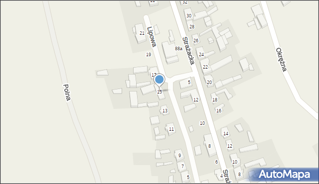 Święta, Lipowa, 15, mapa Święta