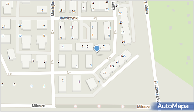 Szczecin, Limby, 5, mapa Szczecina