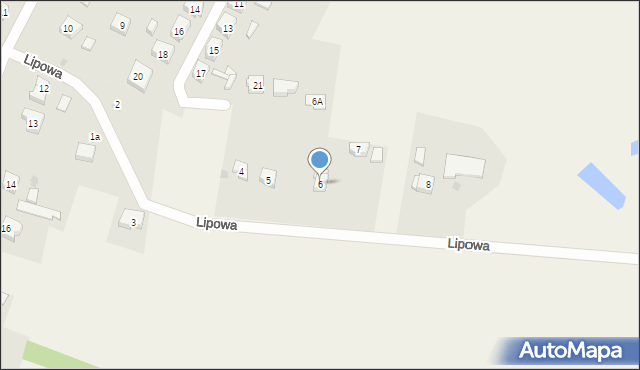 Szpęgawsk, Lipowa, 6, mapa Szpęgawsk