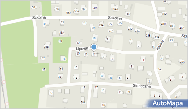 Sztutowo, Lipowa, 11, mapa Sztutowo