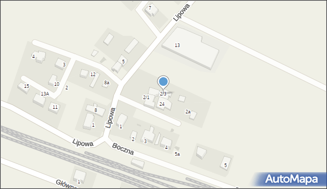 Szymankowo, Lipowa, 2/3, mapa Szymankowo