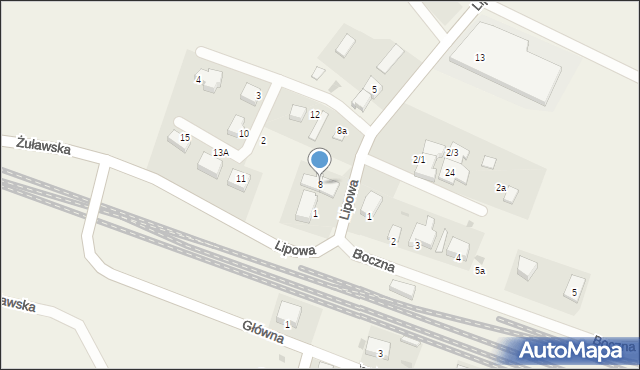 Szymankowo, Lipowa, 8, mapa Szymankowo
