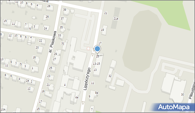 Tarnów, Lippóczy'ego Norberta, 15, mapa Tarnów