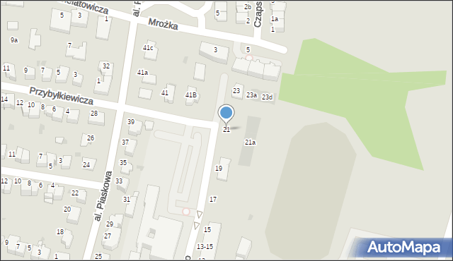Tarnów, Lippóczy'ego Norberta, 21, mapa Tarnów
