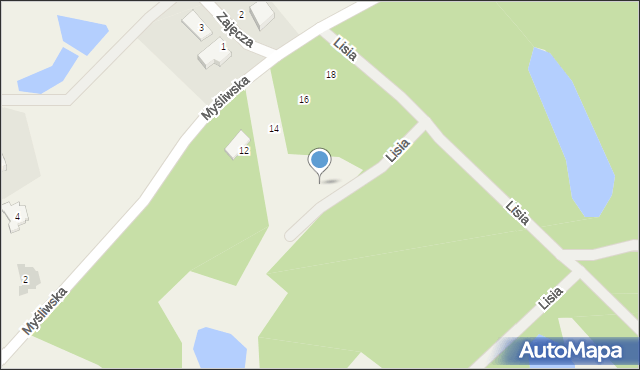 Tomaszkowo, Lisia, 6, mapa Tomaszkowo