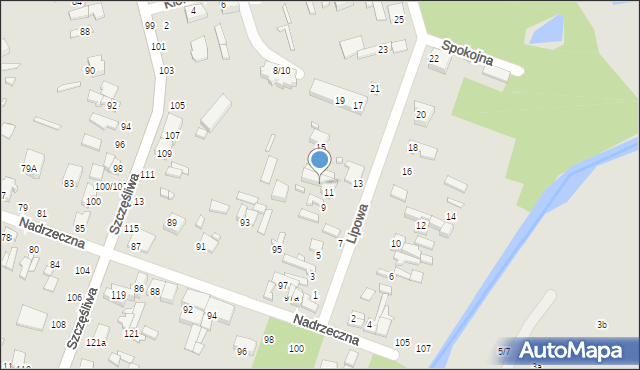 Tomaszów Mazowiecki, Lipowa, 11a, mapa Tomaszów Mazowiecki