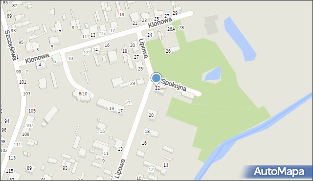 Tomaszów Mazowiecki, Lipowa, 24, mapa Tomaszów Mazowiecki