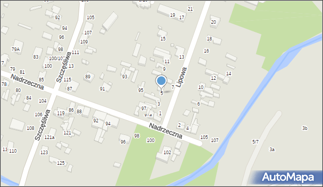 Tomaszów Mazowiecki, Lipowa, 5, mapa Tomaszów Mazowiecki